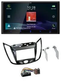 JVC USB Bluetooth 2DIN DAB MP3 Autoradio für Ford C-Max Kuga Klavierlack schwarz