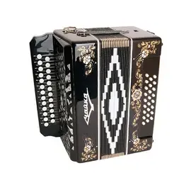 Гармонь Шуйская гармонь "Чайка 204" S6XL-A-BLACK 25х25-II