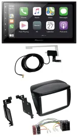 Pioneer USB MP3 2DIN Bluetooth DAB Autoradio für Fiat Doblo ab 10 Opel Combo ab