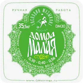 Комплект струн для Домры Господин Музыкант DM-30 Студент