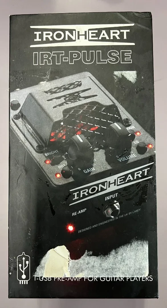 Laney IRT-PULSE all tube guitar pre-amp/computer interface box for guitar - Demo