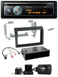 Pioneer Lenkrad DAB USB CD Bluetooth Autoradio für Fiat Ducato 06-08 schwarz