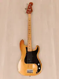 Бас-гитара Fender Precision Bass P Olympic White w/case USA 1975