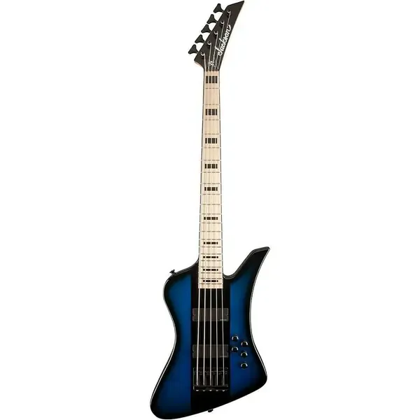 Бас-гитара Jackson David Ellefson Signature Kelly Bird V Bass Maple FB Blue Burst