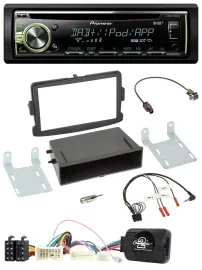 Автомагнитола Pioneer для Dacia Logan/Sandero (с 2012), CD, USB, MP3, DAB, черная