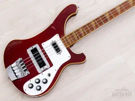1982 Rickenbacker 4001 Vintage Neck Through Bass Burgundyglo w/ Case