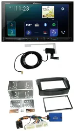 Pioneer 2DIN DAB USB MP3 Bluetooth Autoradio für Toyota RAV 4 2011-2013 28 Pin