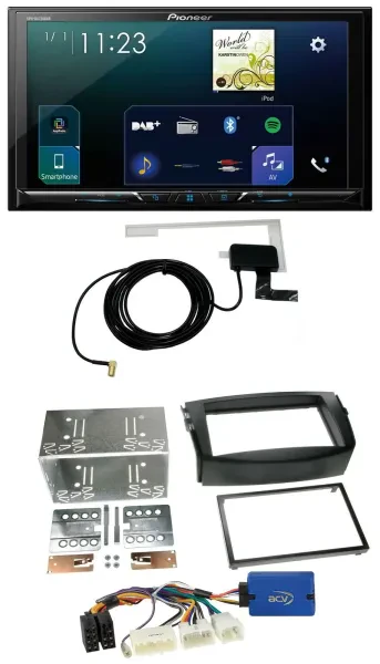 Pioneer 2DIN DAB USB MP3 Bluetooth Autoradio für Toyota RAV 4 2011-2013 28 Pin