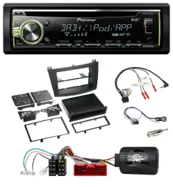 Pioneer DAB USB MP3 Lenkrad CD Autoradio für Mazda 3 2009-2013 analog