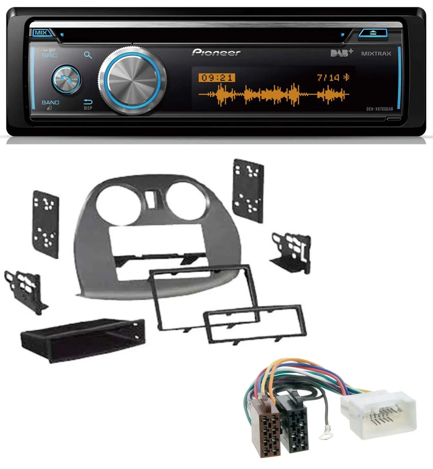 Pioneer MP3 DAB USB CD Bluetooth Autoradio für Mitsubishi Eclipse 4G 2005-2012