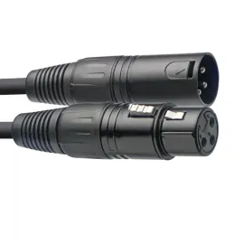 DMX-кабель Stagg SDX10-3 Black 10 м