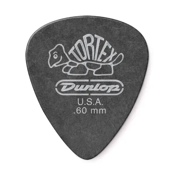 Медиатор Dunlop Tortex Pitch Black 488P.60