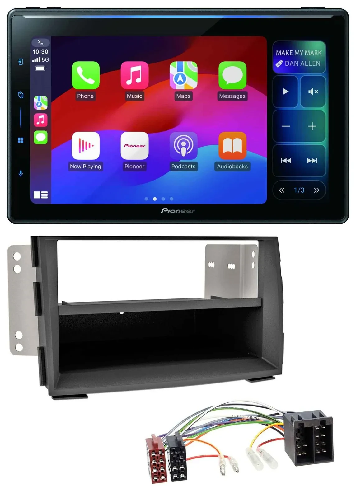 Pioneer Bluetooth DAB MP3 USB Autoradio für Kia Venga (YN, ab 2009)