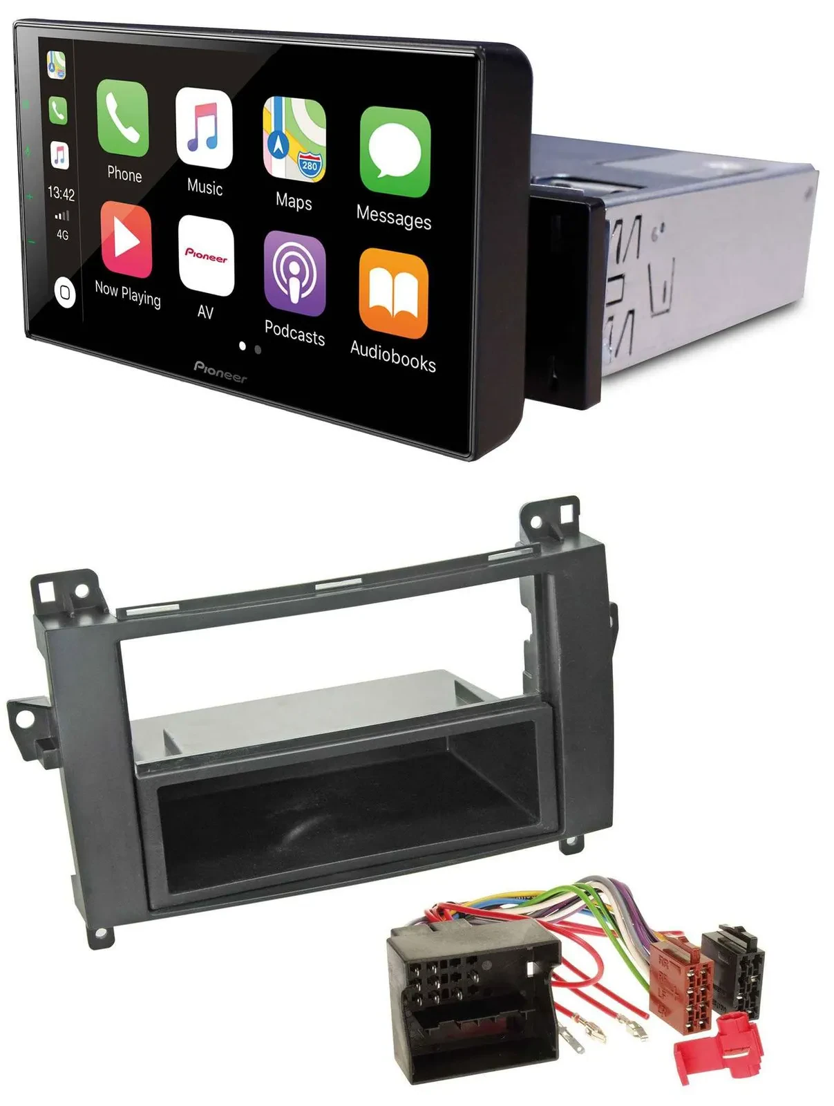 Автомагнитола Pioneer Bluetooth MP3 DAB USB для Mercedes A‑Class 2004–2012 (W169/C169)