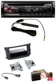 Pioneer CD USB AUX DAB MP3 Autoradio für Smart ForTwo (451, 2010-2015)