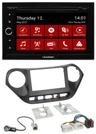 Автомагнитола для Hyundai i10 (с 2013) Blaupunkt 2DIN, MP3, DVD, Bluetooth, DAB, USB