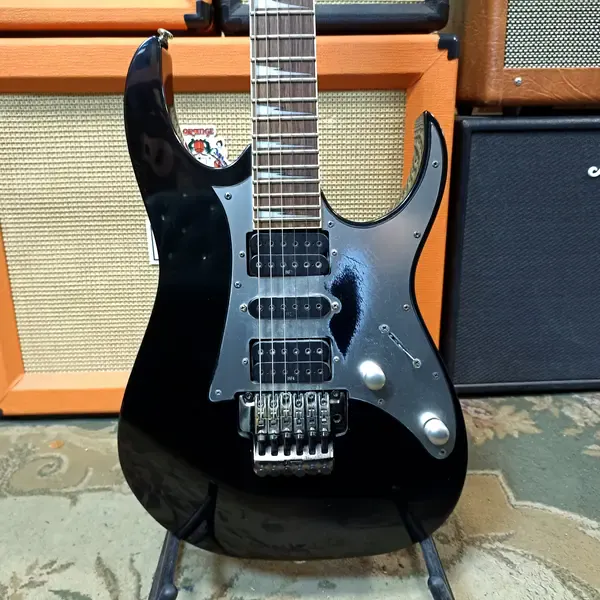 Электрогитара Ibanez RG-350EX HSH Black Indonesia 2006