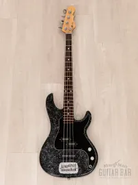 Бас-гитара G&L USA Fullerton SB-2 PJ Black Silver Swirl w/gigbag USA 1997