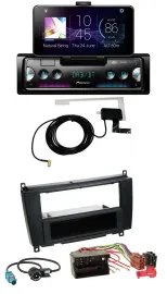 Pioneer DAB Bluetooth MP3 USB Autoradio für Mercedes CLK W209 ab 06 Coupe 04-09