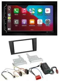 ESX 2DIN DAB USB MP3 Bluetooth Autoradio für Audi A4 B5 99-01 Symphony Bose Akti