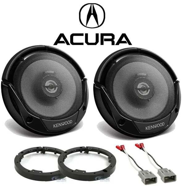 Kenwood 600W 6.5" Front Car Speaker Replacement Kit For 2009-2014 Acura TL