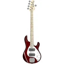 Бас-гитара Sterling by Music Man StingRay Ray5HH Maple FB Candy Apple Red