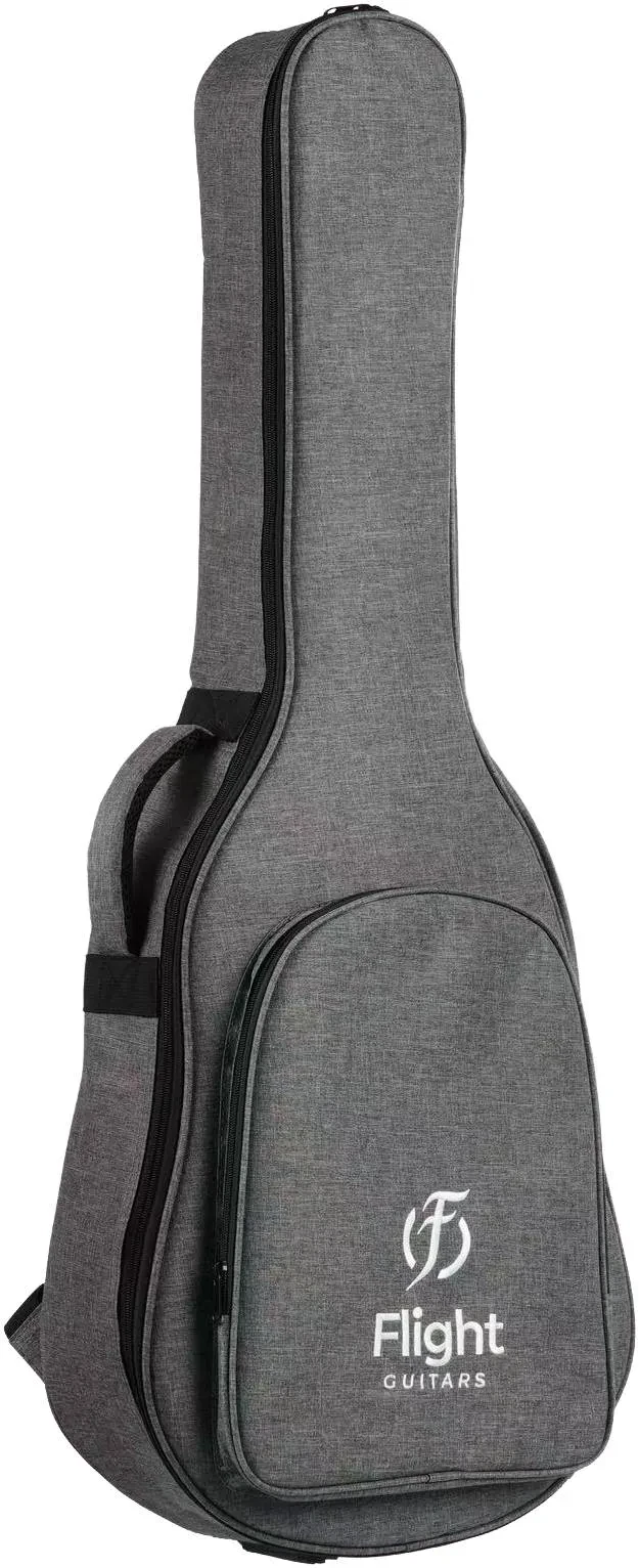 Чехол для мини бас-гитары FLIGHT MBB-30 GY серый, утепление 15 мм