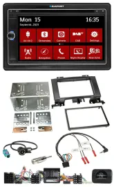 Blaupunkt TMC USB Lenkrad Bluetooth DAB 2DIN Navigation für Mercedes Sprinter Au