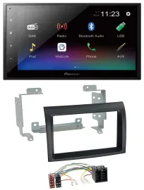Pioneer USB Bluetooth DAB 2DIN MP3 Autoradio für Fiat Ducato 06-11 Citroen Jumpe