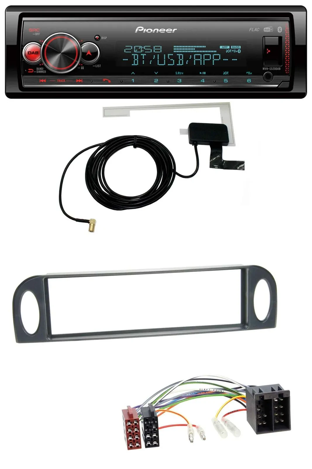 Автомагнитола для Citroen C5 (до 2004) Pioneer Bluetooth DAB USB MP3