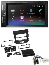 Pioneer DAB MP3 2DIN Bluetooth USB Autoradio für Citroen C-Crosser Mitsubishi Ou