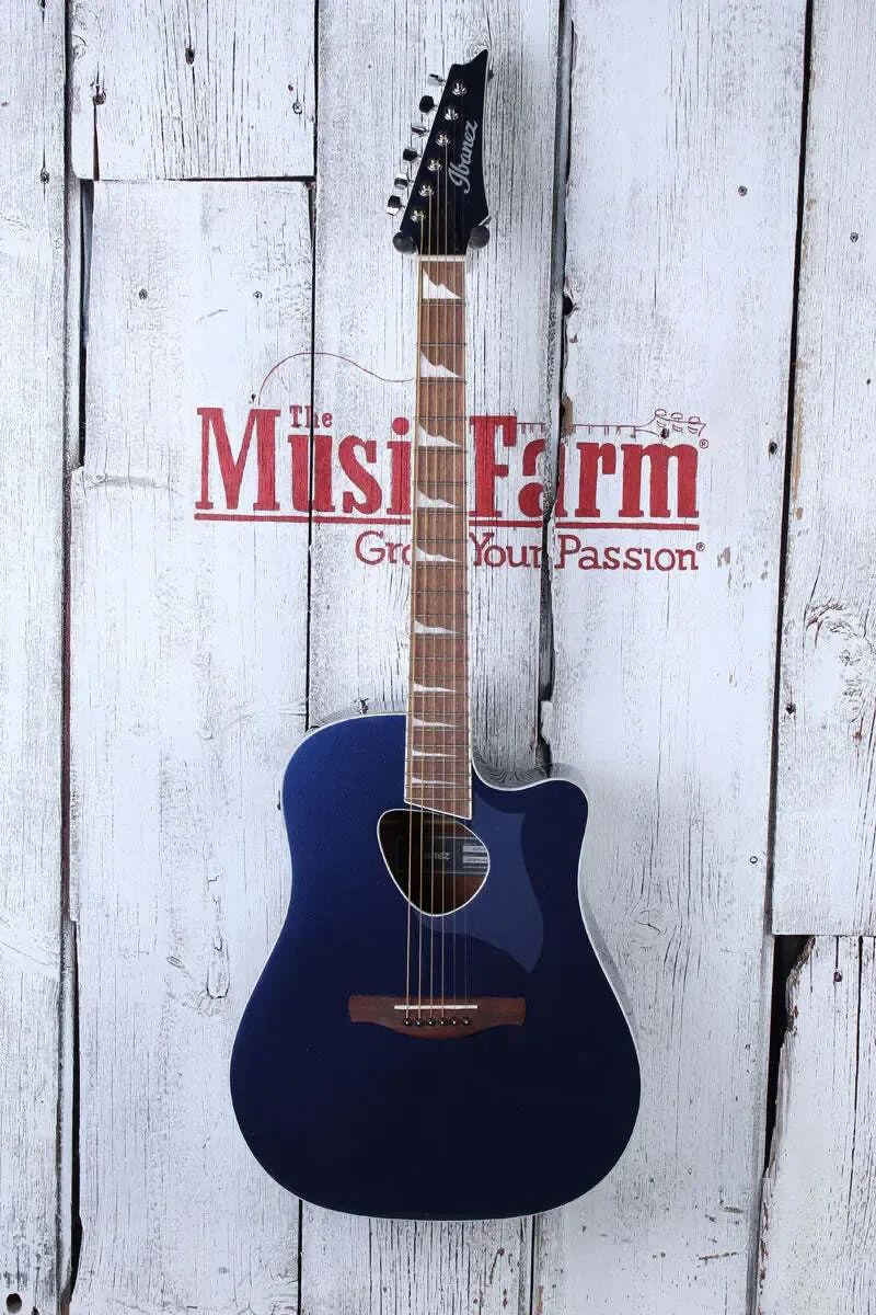 Электроакустическая гитара Ibanez Altstar ALT30 Night Blue Metallic Finish