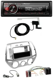 Pioneer MP3 AUX CD DAB USB Autoradio für Hyundai i20 (12-14) man. Klima
