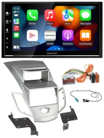 Kenwood DAB USB Bluetooth 2DIN MP3 Autoradio für Ford Fiesta 2008-2010 Display s