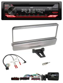 JVC CD DAB USB Bluetooth Lenkrad Autoradio für Ford Mondeo 2000-2002 silber