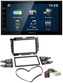 Kenwood 2DIN Bluetooth MP3 USB DAB Autoradio für Honda HR-V (RU, ab 2015)
