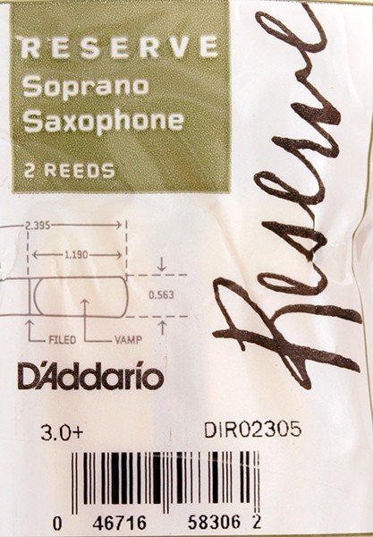 Трость для саксофона сопрано RICO Reserve DIR02305