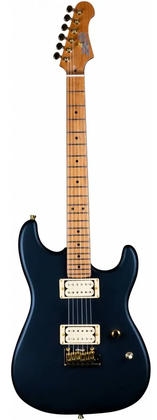 Электрогитара JET Guitars JS-700 Superstrat HH Gold HW Matt Black