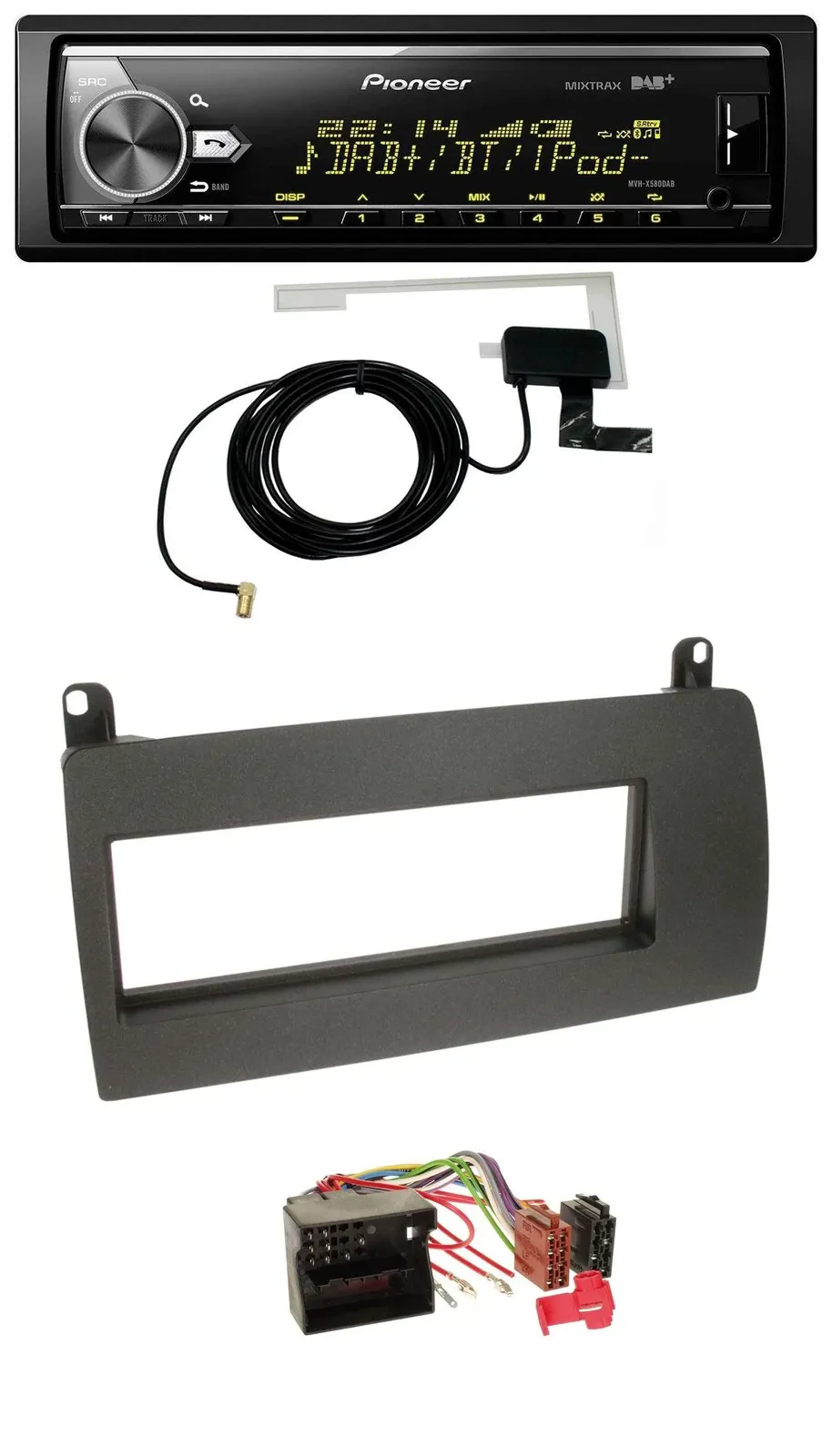 Pioneer Bluetooth DAB USB MP3 Autoradio für Rover 75 (2002-2005)