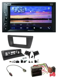 Автомагнитола для BMW X3 E83 2004–2010 Pioneer 2DIN, Bluetooth, USB, DVD, DAB, MP3