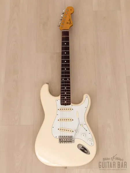 Электрогитара Fender Stratocaster 1962 Vintage Reissue ST62-53 SSS Olympic White w/gigbag Japan 1992