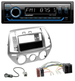 Blaupunkt MP3 Bluetooth USB AUX Autoradio für Hyundai i20 (12-14) man. Klima