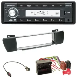 Continental MP3 AUX USB DAB 1DIN Autoradio für BMW X3 (bis 2007)