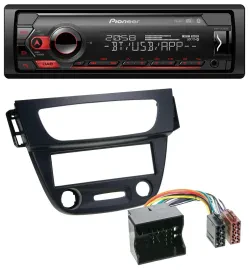 Автомагнитола для Renault Megane 3 (2009–2014) Pioneer MP3 USB DAB Bluetooth Quadlock черная