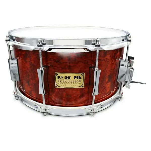 Малый барабан Pork Pie Bubinga 14x7 Gloss Natural