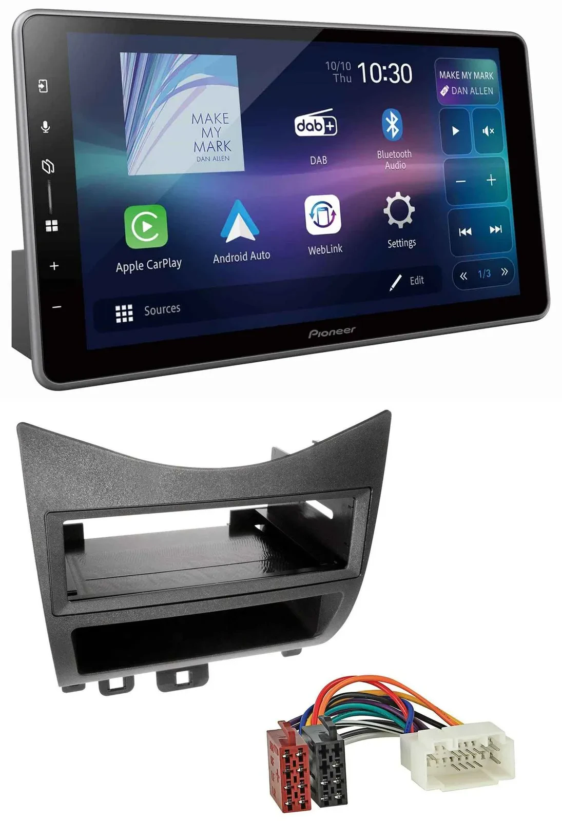 Pioneer Bluetooth USB DAB MP3 Autoradio für Honda Accord (2003-2007)