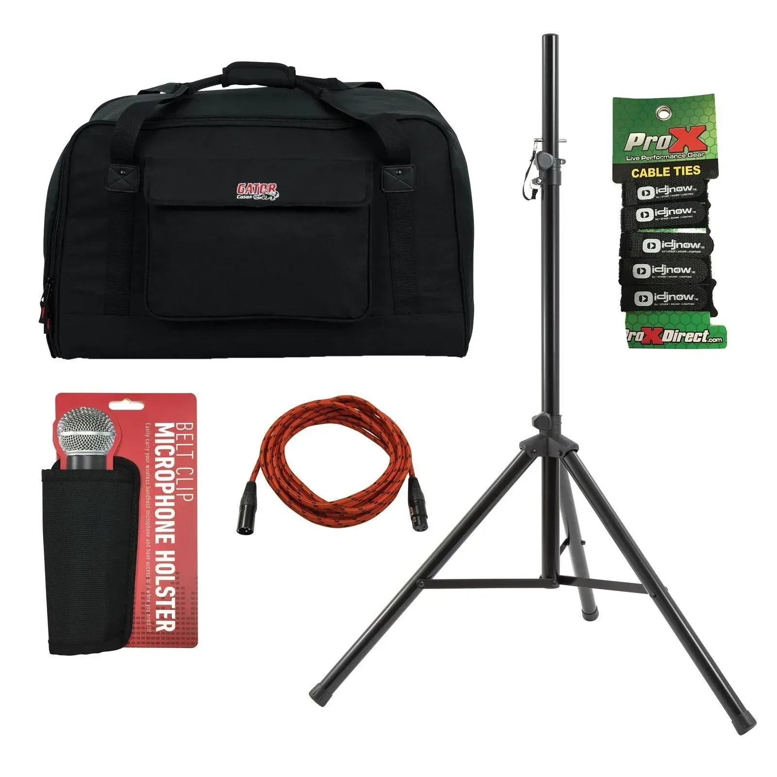 Чехол для акустической системы Gator GPA-TOTE12 12" (набор) с аксессуарами