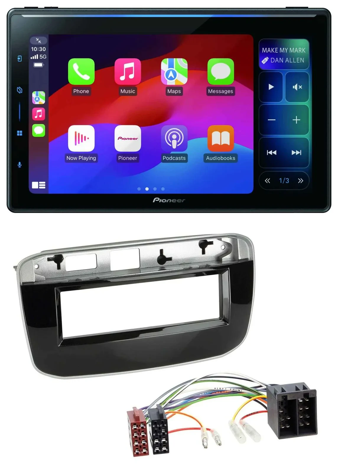 Pioneer Bluetooth DAB MP3 USB Autoradio für Fiat Punto Punto Evo (ab 2011)