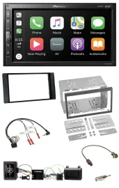 Pioneer USB Lenkrad DAB 2DIN Bluetooth Autoradio für Ford Kuga 2008-12 schwarz