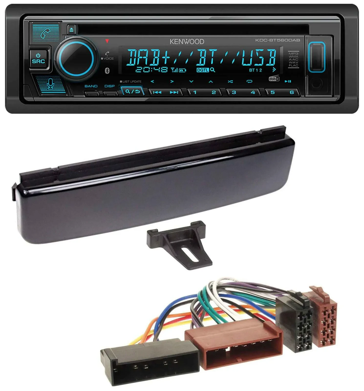 Kenwood Bluetooth DAB CD MP3 USB Autoradio für Ford Cougar Fiesta Focus Mondeo P